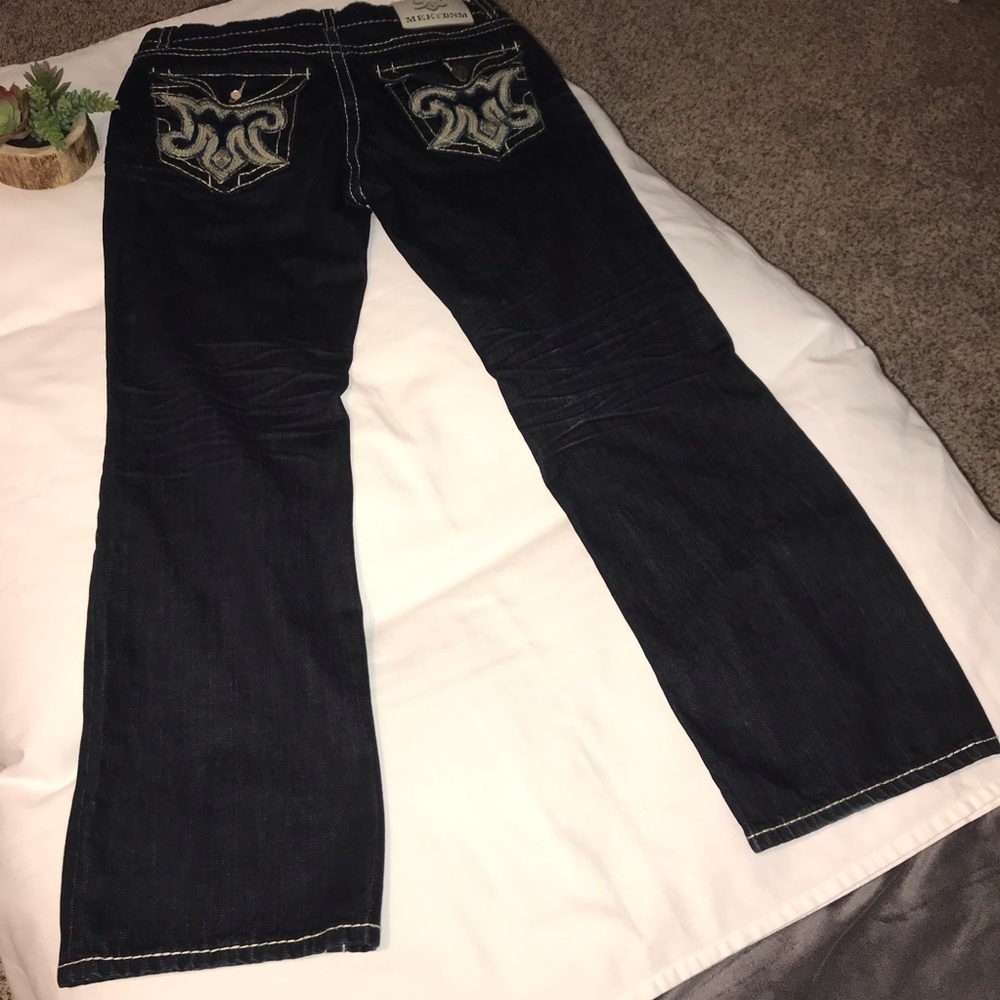 SOLD ✨MEK DNM Distressed Jeans Denim - Picture 5 of 8